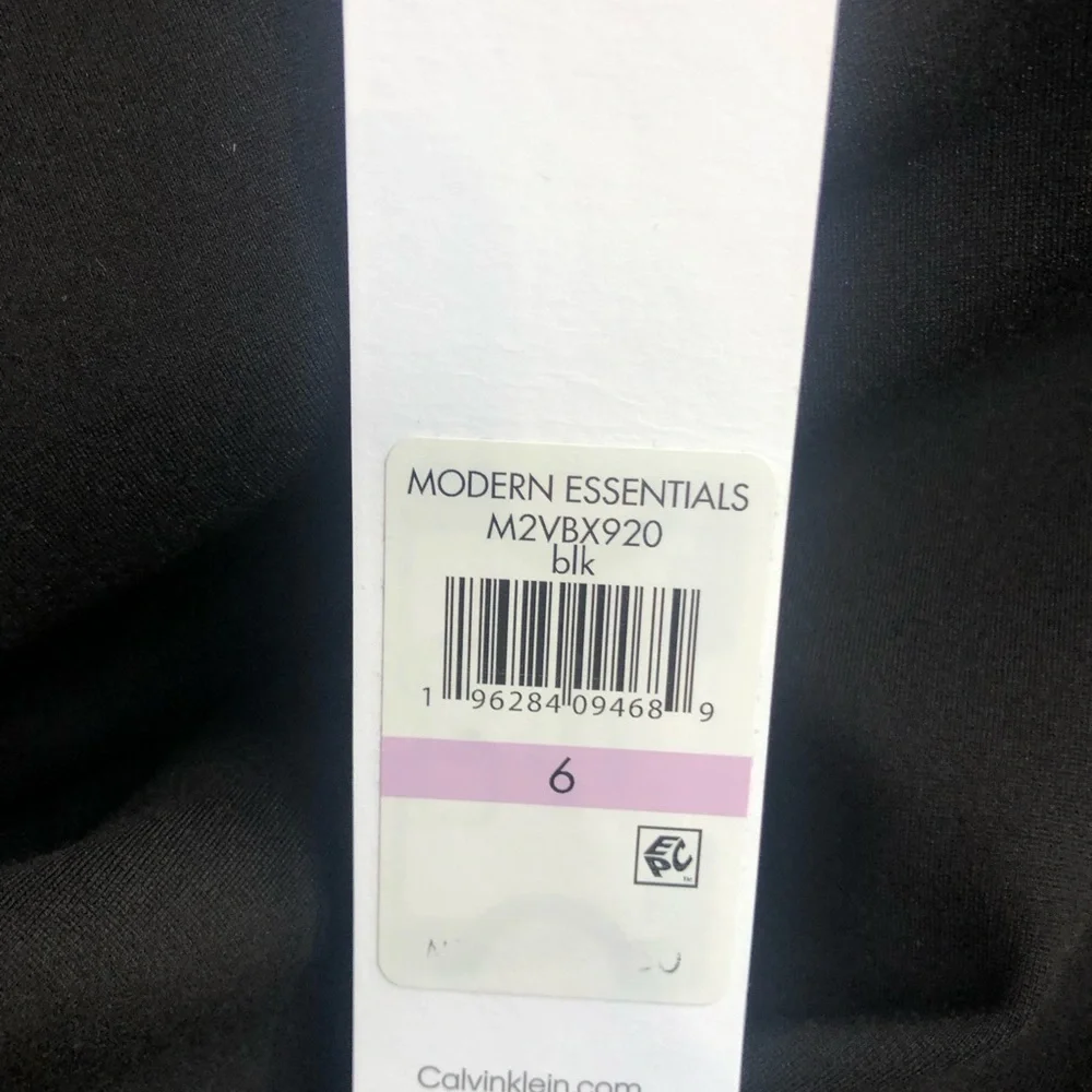 Calvin Klein Women's Black Ponte Formal Fitted Dress, Size 6 - Picture 5 of 12